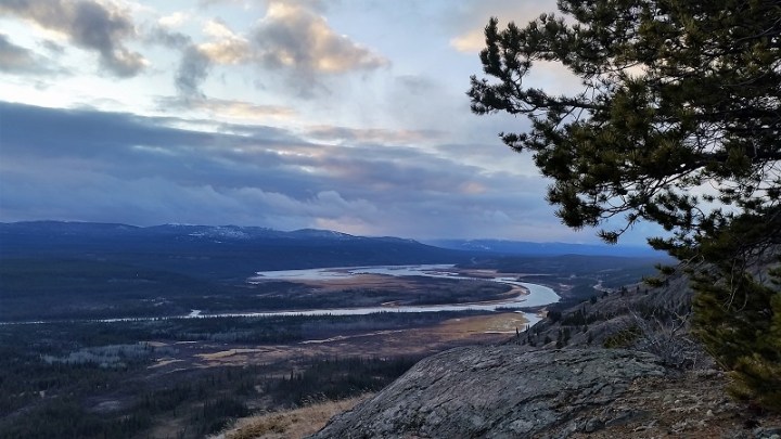 Vue depuis le Mont McClintock, Yukon, Canada