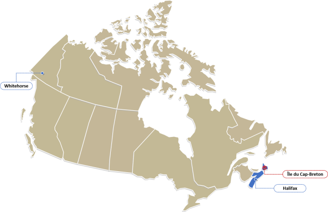 Localisation Nouvelle-Écosse